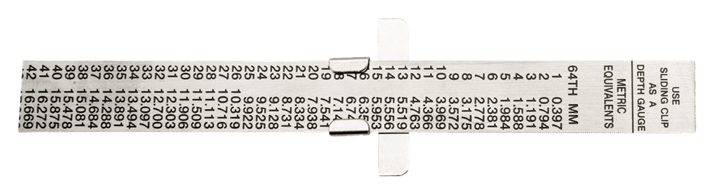 Bahco Metrik ve Imperial Esnek Paslanmaz Çelik Cetvel 1179-FLX