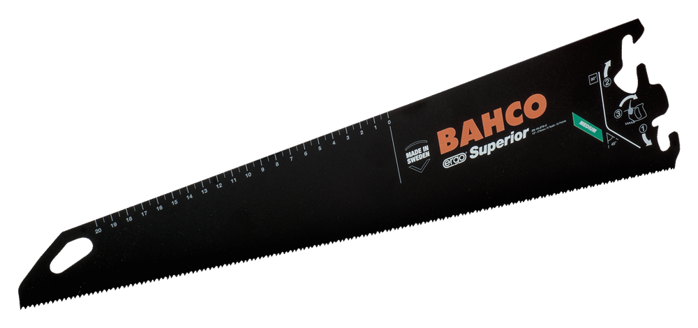 Bahco ERGO™ İsveç Yapımı Testere Bıçağı Superior Medium EX-19-XT9-C