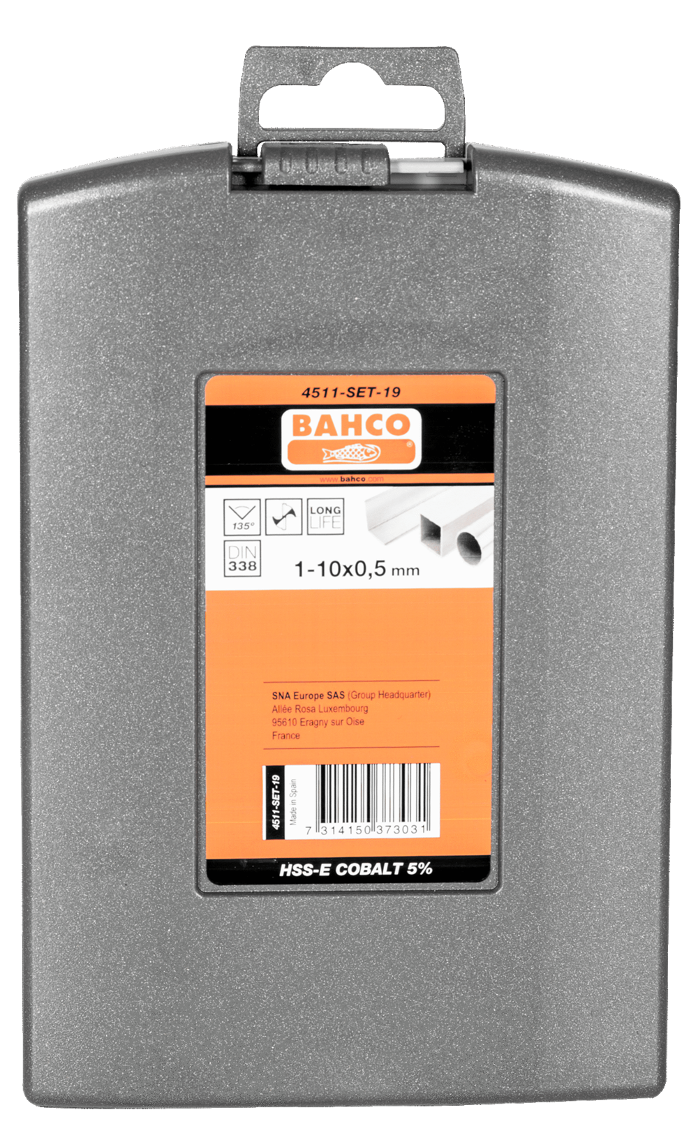 Bahco Matkap Ucu Seti 4511-SET-19