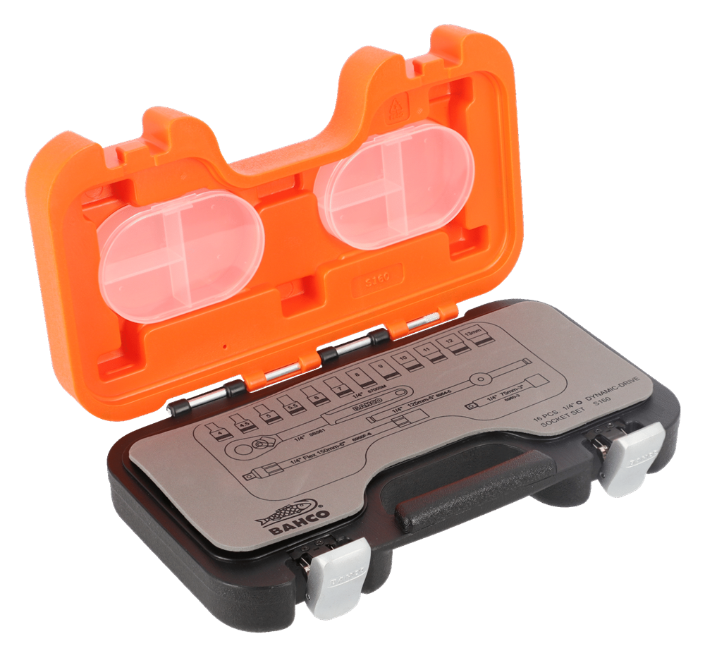 Bahco 16 Parça Lokma Seti 1/4” S160