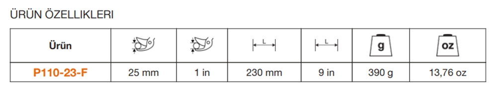 Bahco Budama Makası P110-23-F
