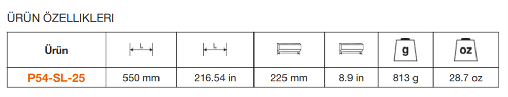 Bahco Hafif Çit Makası P54-SL-25