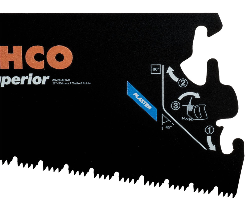 Bahco ERGO™ İsveç Yapımı Alçı Ve Ahşap İçin Testere Bıçağı Superior EX-22-PLS-C