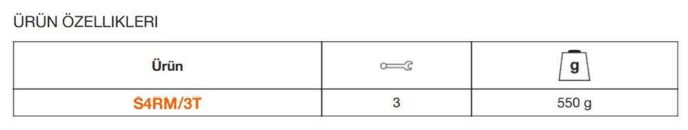 Bahco 4ü 1 Arada Cırcırlı Anahtar Seti S4RM/3T