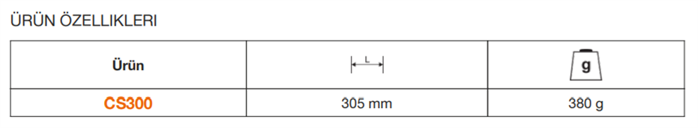 Bahco Kombinasyon Gönyesi İnç Ve Metrik Ölçülü CS300