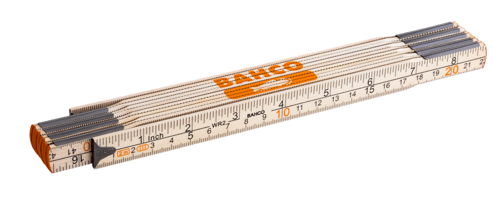 Bahco 2M Tahta Cetvel WR2-MM