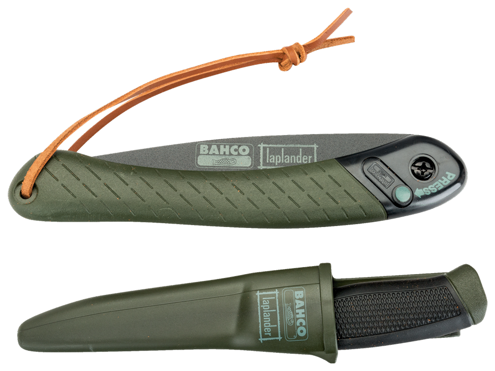 Bahco İsveç Yapımı Laplander Testere Ve Bıçak Kampçı Seti LAP-KNIFE