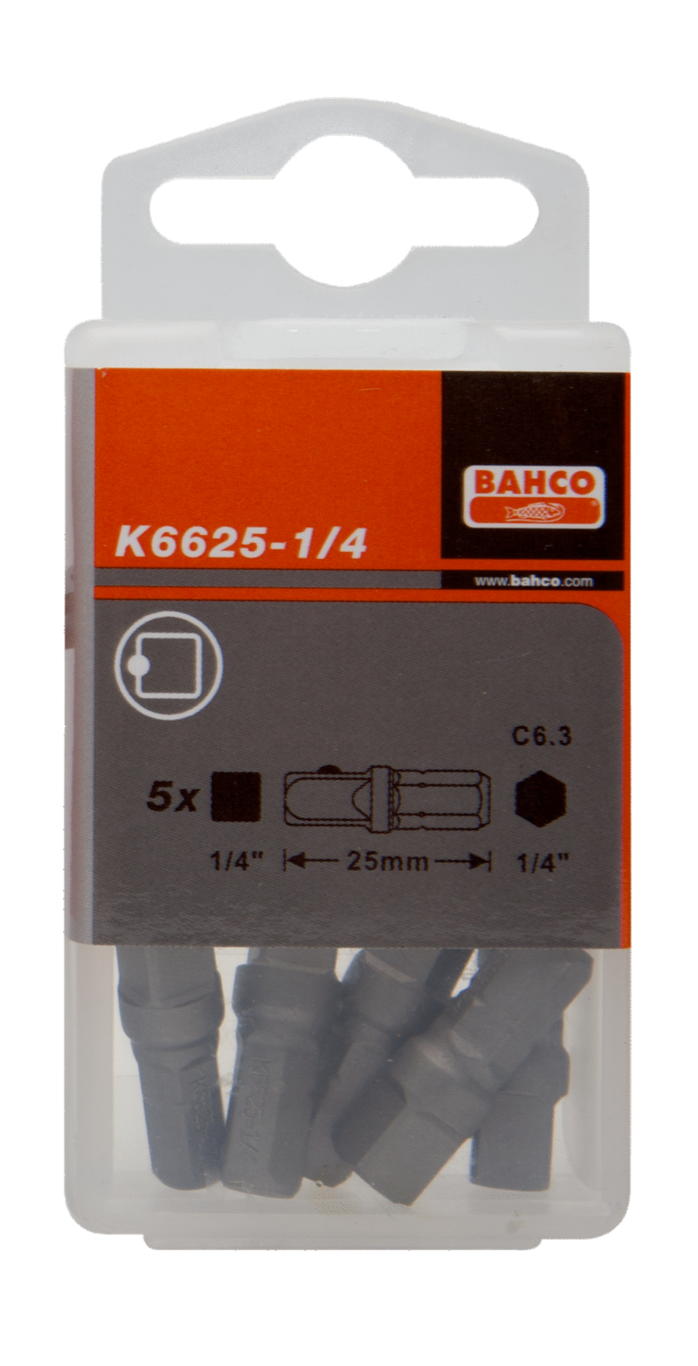 Bahco Makina Lokması Adaptörü K6625-1/4