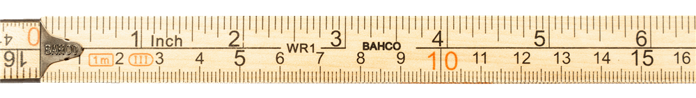 Bahco 1M Tahta Cetvel WR1-MM