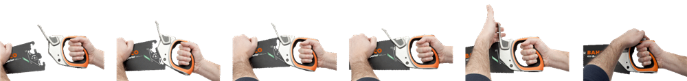 Bahco ERGO™ İsveç Yapımı Değiştirilebilir Bıçaklı Sol El için Large Testere Başlığı EX-LL