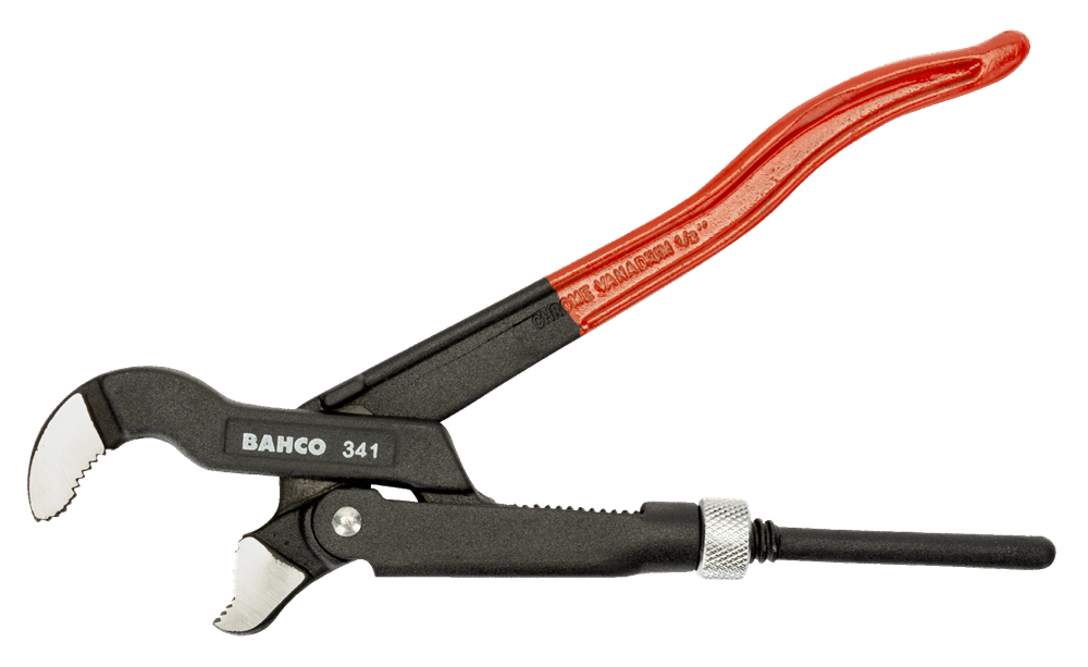 Bahco İsveç Model Kombine Boru Anahtarı 45° 341