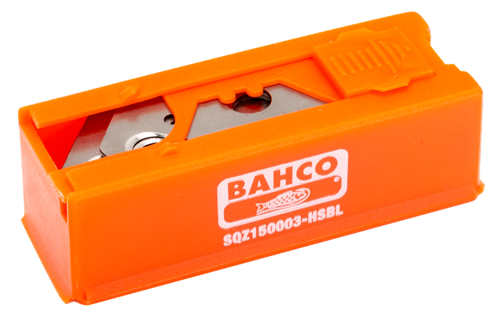 Bahco Trapez Kancalı Maket Bıçağı Yedek Bıçakları 12 li paket  SQZ150003-HSBL
