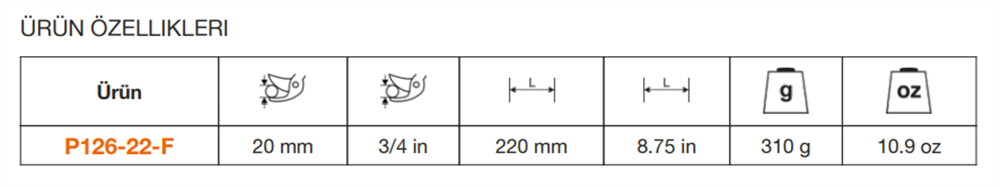 Bahco Budama Makası P126-22-F