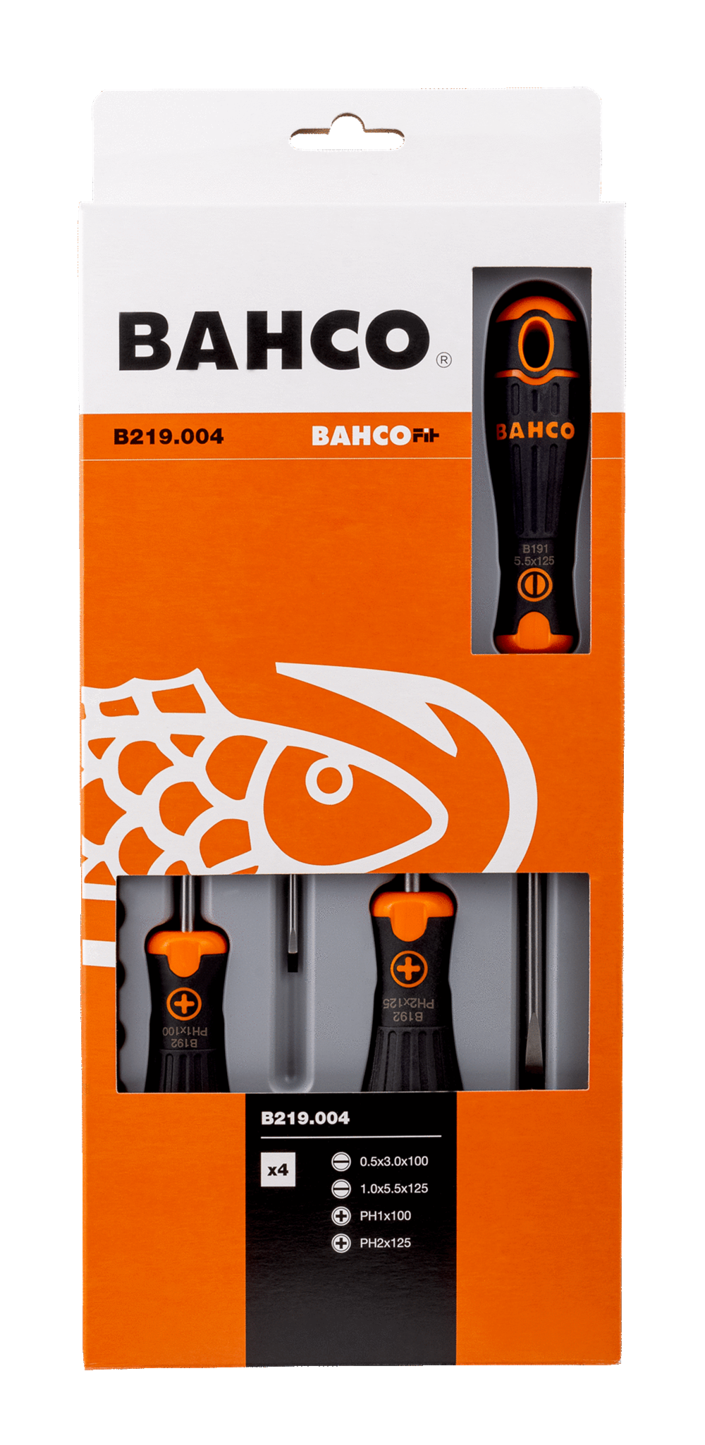 Bahco BahcoFit Tornavida Seti 4lü B219.004
