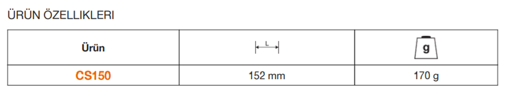 Bahco Kombinasyon Gönyesi İnç Ve Metrik Ölçülü CS150