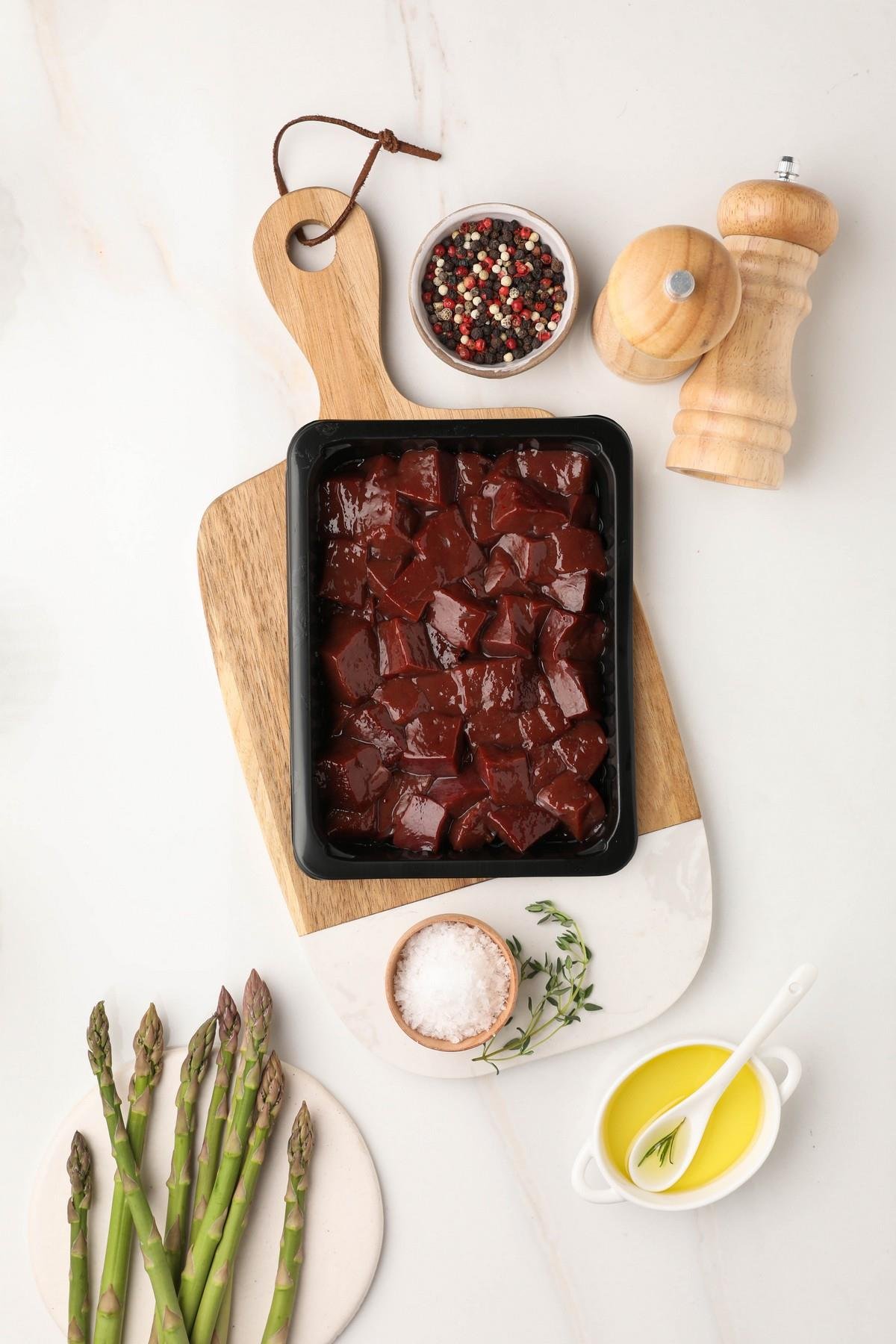 Doğranmış Dana Ciğer 300 Gr