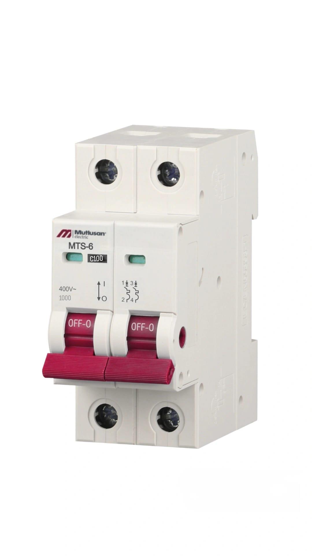100A 2 KUTUP 10KA C TİPİ OTOMATİK SİGORTA
