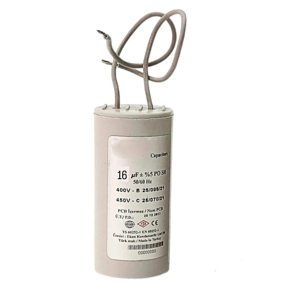 16 UF 450V AC 4 FİŞLİ İTALYAN  KONDASOTÖR