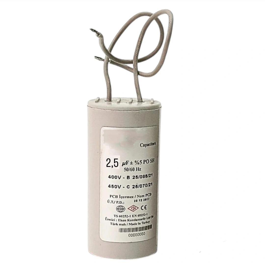 2,5  UF 450V AC İTALYAN  KONDASOTÖR
