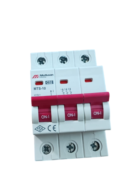 32A 3 KUTUP 10KA C TİPİ OTOMATİK SİGORTA