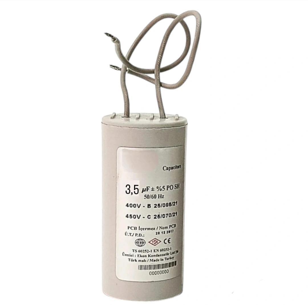 3,5  UF 450V AC İTALYAN  KONDASOTÖR