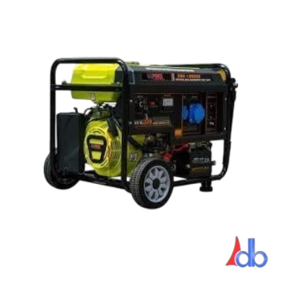 5KVA BENZİNLİ TEKERLEKLİ MARŞLI MONOFAZE JENERATÖR