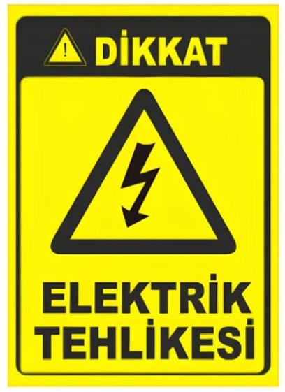ALEMİNYUM ÖLÜM TEHLİKE LEVHASI BÜYÜK