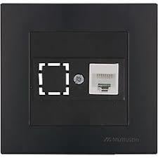 DATA PRİZİ 1*RJ45 KONNEKTÖRSÜZ RİTA ANTRASİT