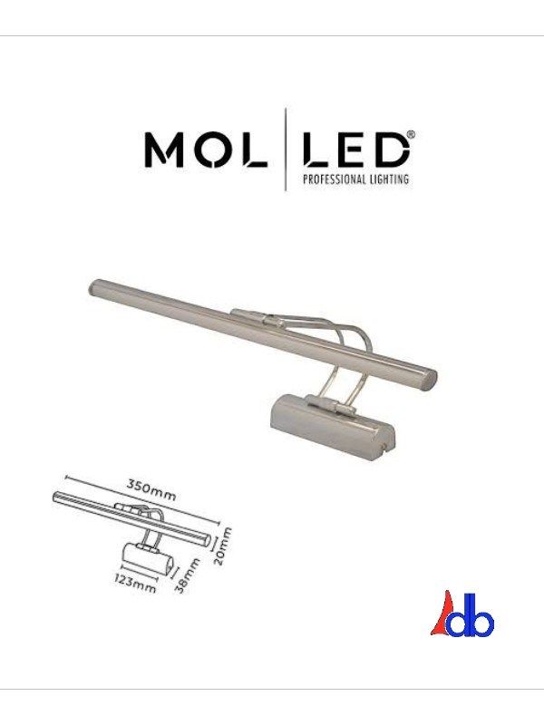 DEKORATİF 35 CM KROM 3000K FLÜT APLİK