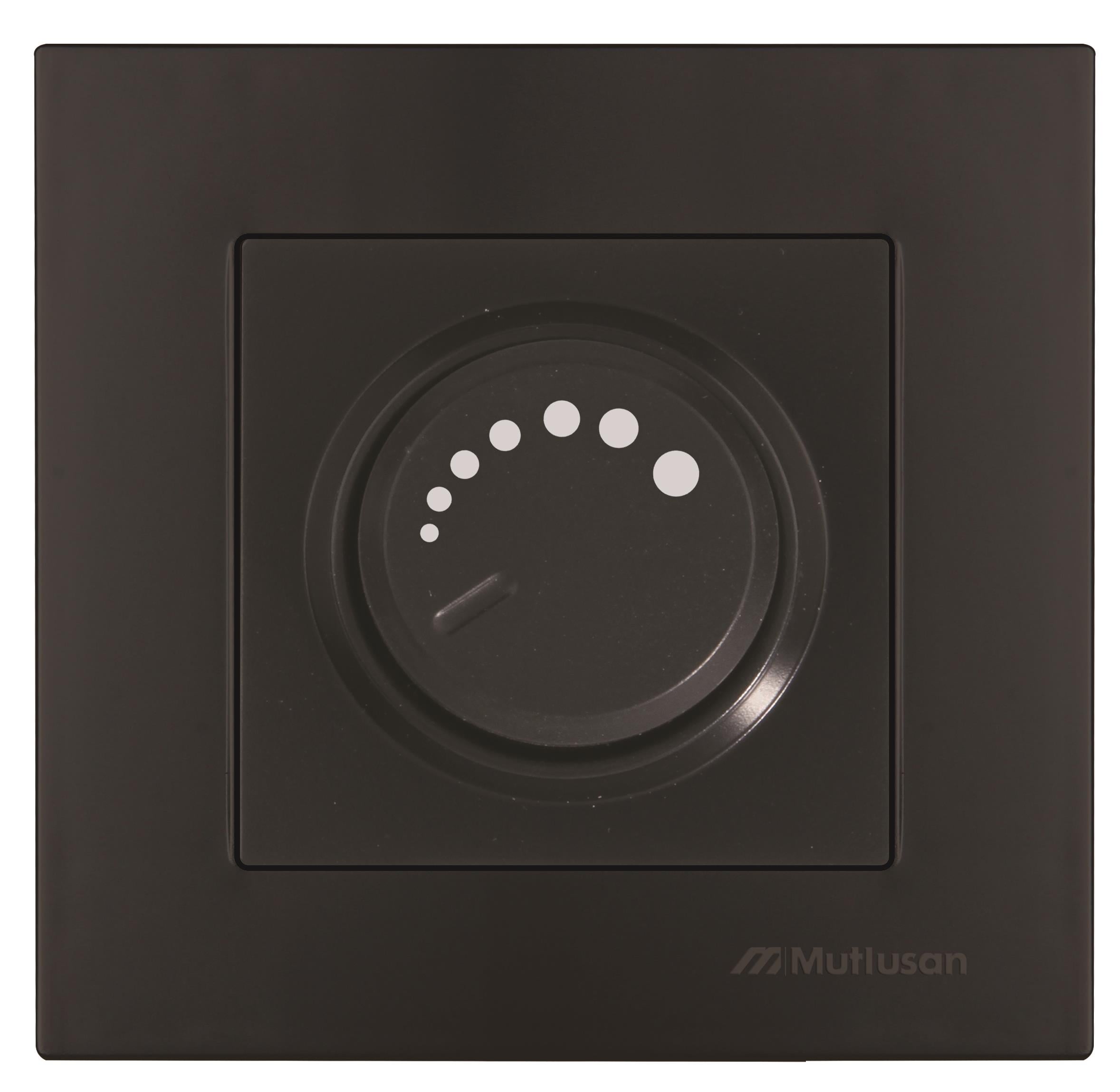 IŞIKLI DİMMER RL 600W  RİTA SİYAH