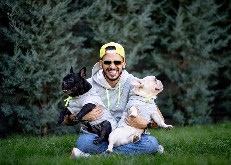 Asky and Erd Brooklyn Sweatshirt |Harbor Grey Köpek Sweatshirti