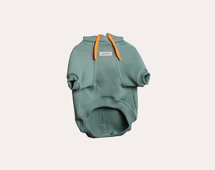 Asky and Erd Soho Hoodie | Ocean Green Köpek Sweatshirti