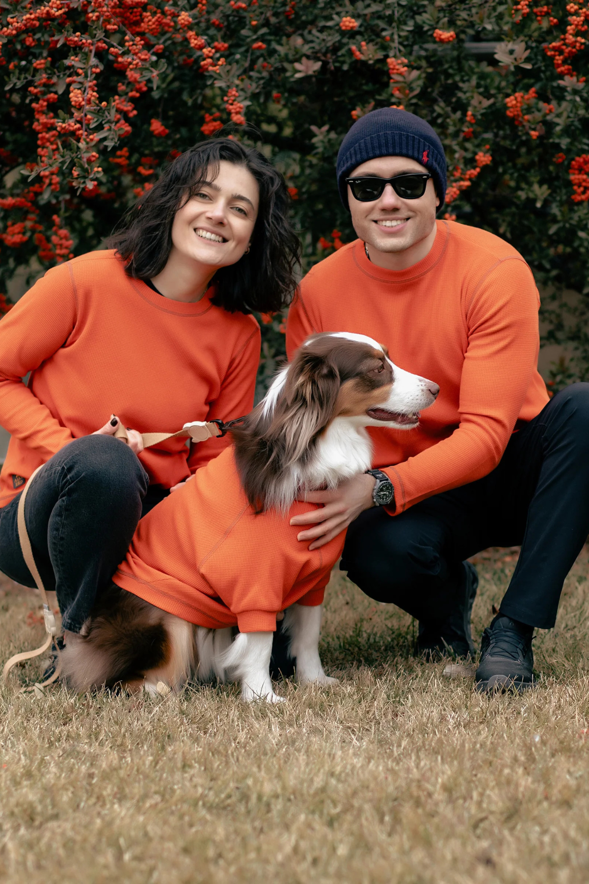 Asky&Erd Waffle Tshirt | Tangerine Twist