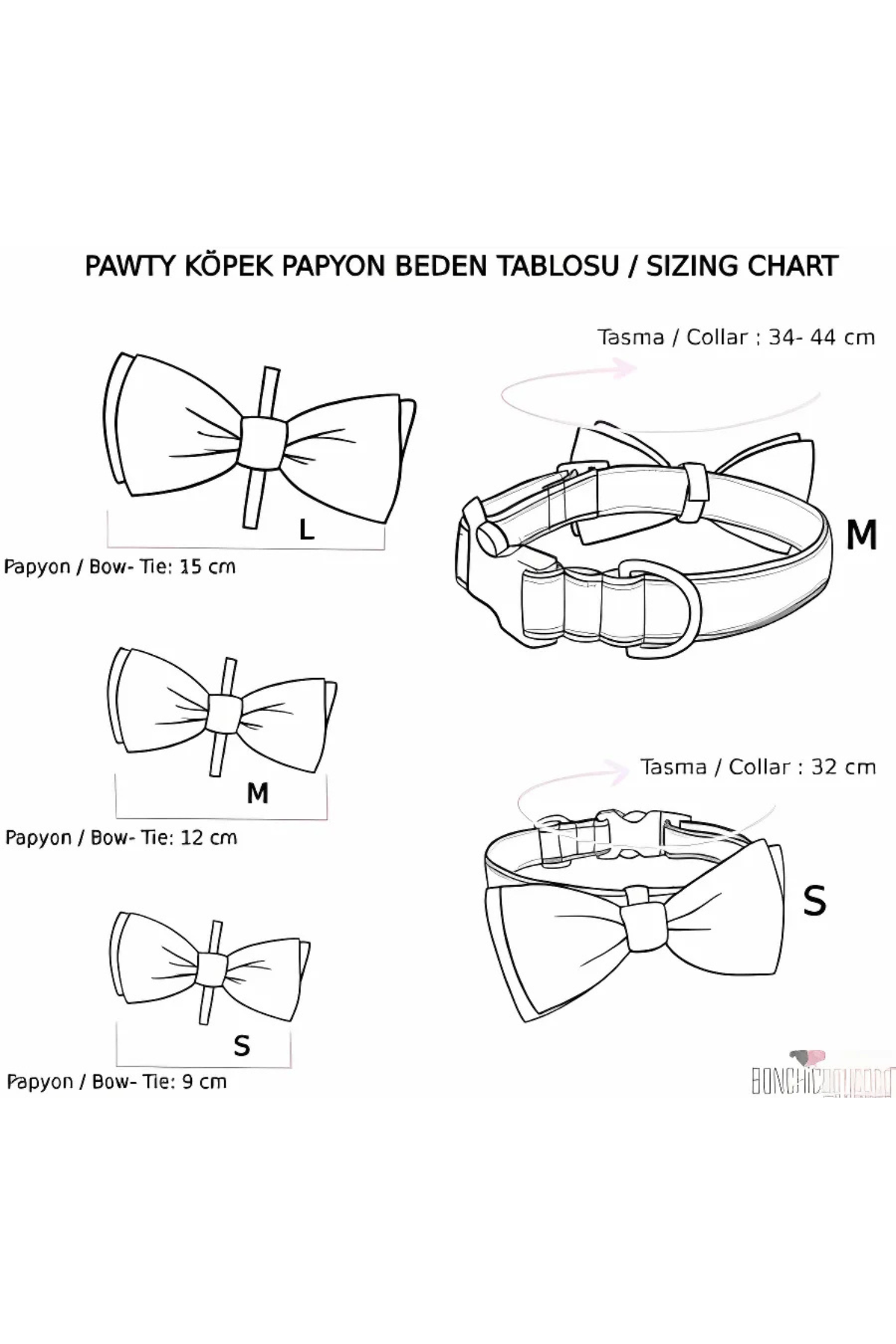 BCBC Pawty Dog Bow-Tie Mavi 