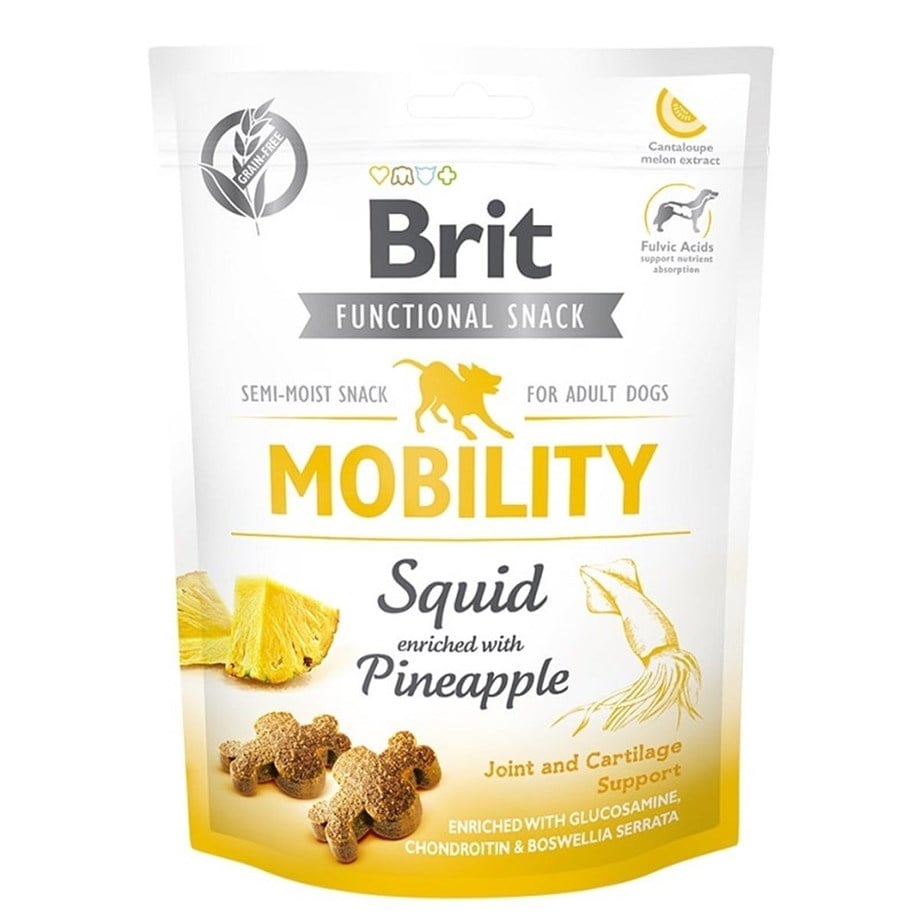 Brit Care Function Snack Mobility Kalamarlı Köpek Ödülü 150 Gr
