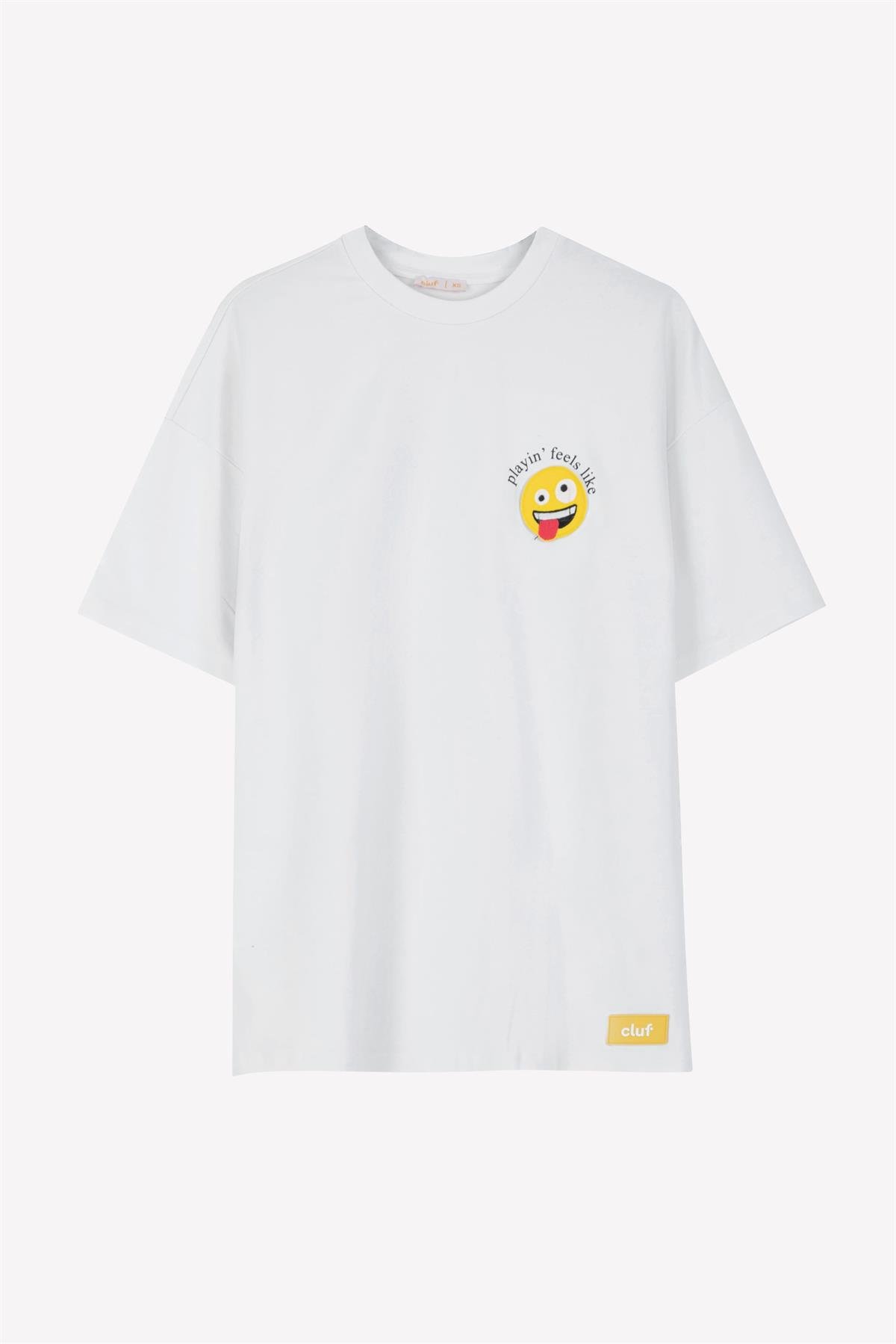 Cluf 3in1 Unisex T-Shirt Beyaz