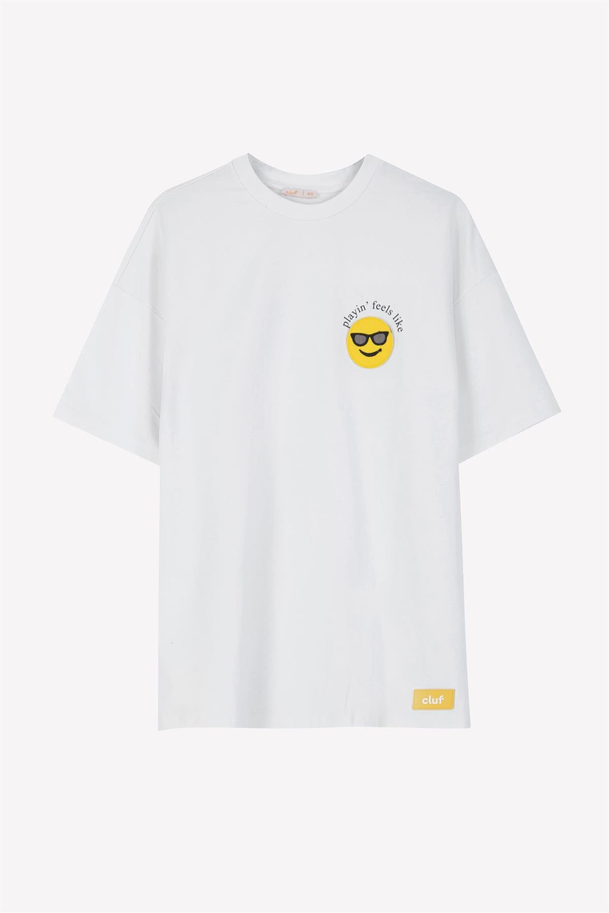 Cluf 3in1 Unisex T-Shirt Beyaz