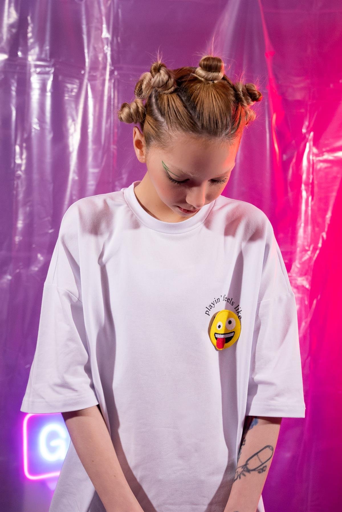 Cluf 3in1 Unisex T-Shirt Beyaz