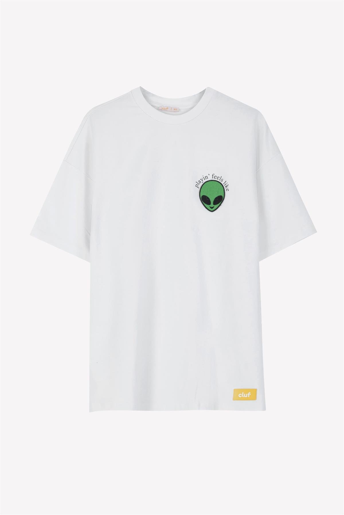 Cluf 3in1 Unisex T-Shirt Beyaz