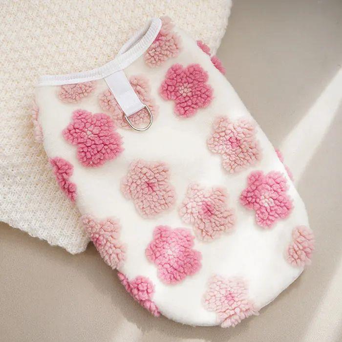 DolcePets Çilekli Köpek Yelek/Pembe