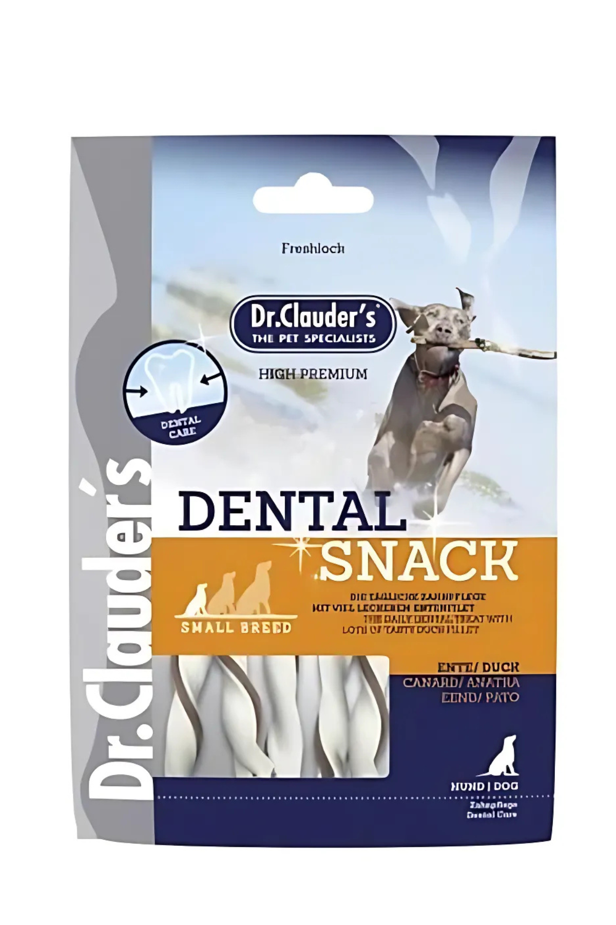 Dr. Clauders Dental Snack Ördekli Diş Sağlığı Köpek Ödülü 80 Gr