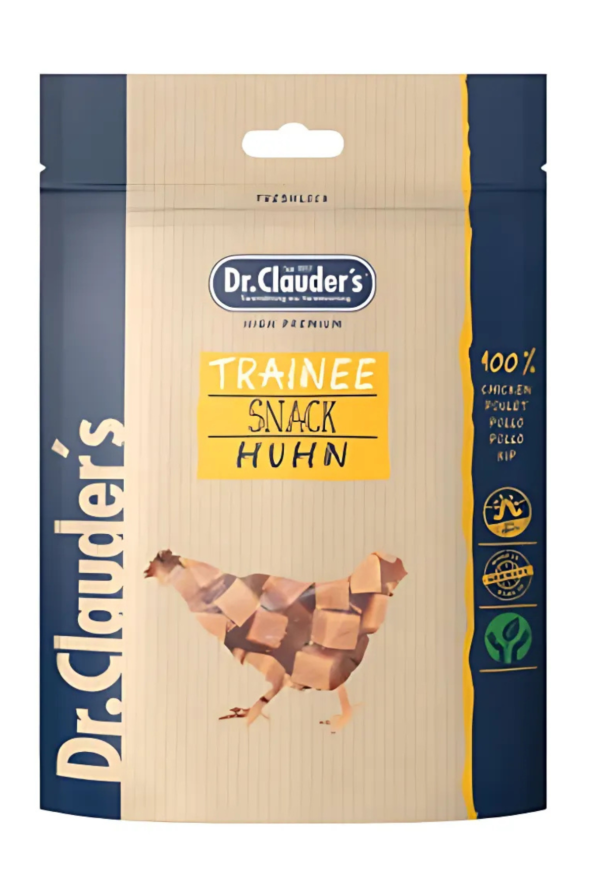 Dr. Clauders Chicken Tavuk Etli Kedi ve Köpek Ödül Küpleri 80 Gr