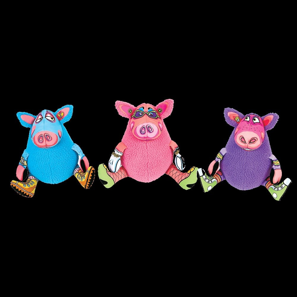 Fat Cat Gruntleys Sesli Peluş Köpek Oyuncağı