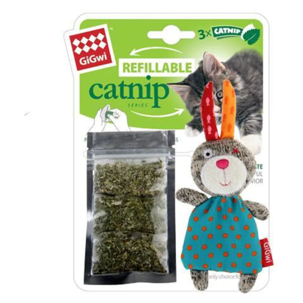 Gigwi Catnip Tavşan Kedi Oyuncağı