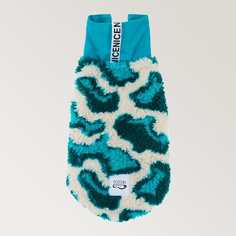 Godoist Fleece Series Muflon Köpek Montu - Monkey Fleece Turquoise