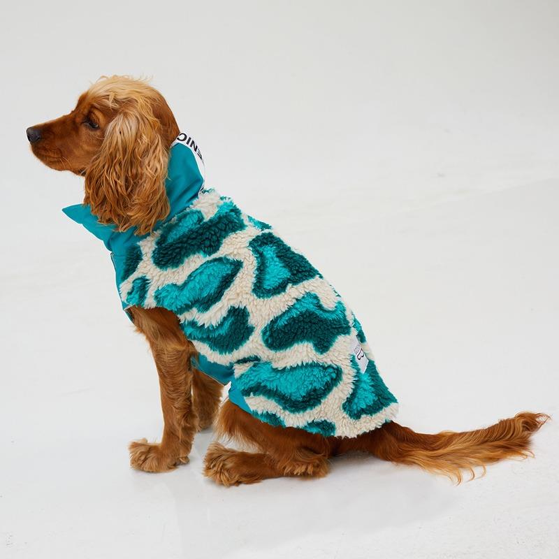 Godoist Fleece Series Muflon Köpek Montu - Monkey Fleece Turquoise