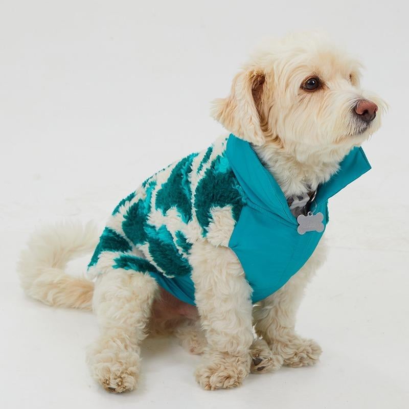 Godoist Fleece Series Muflon Köpek Montu - Monkey Fleece Turquoise