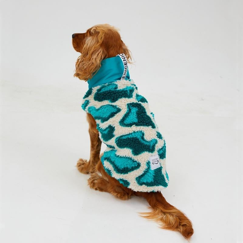 Godoist Fleece Series Muflon Köpek Montu - Monkey Fleece Turquoise