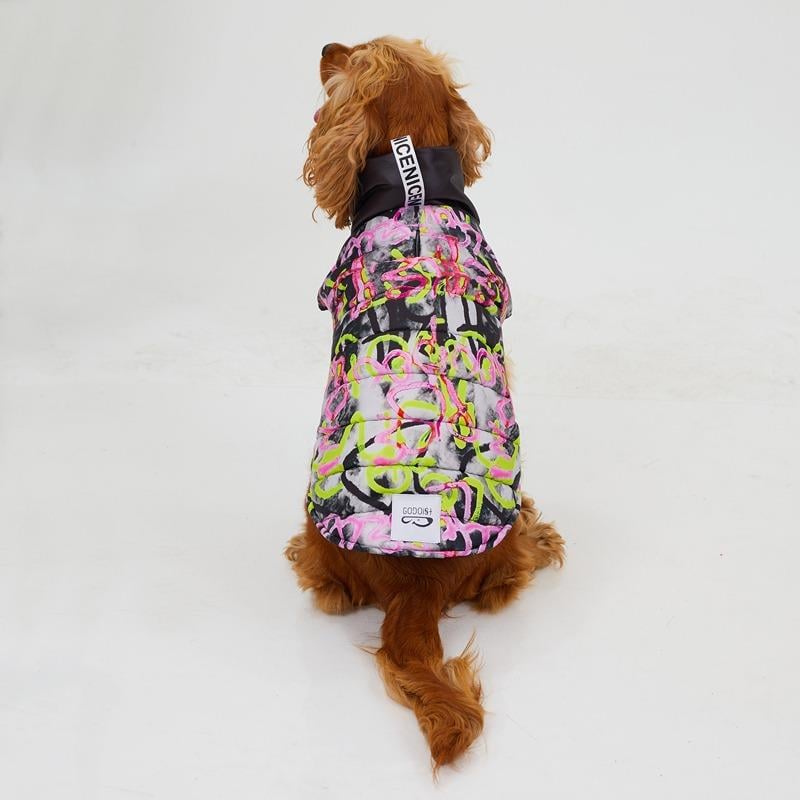 Godoist Puffer Series Graffiti Köpek Montu