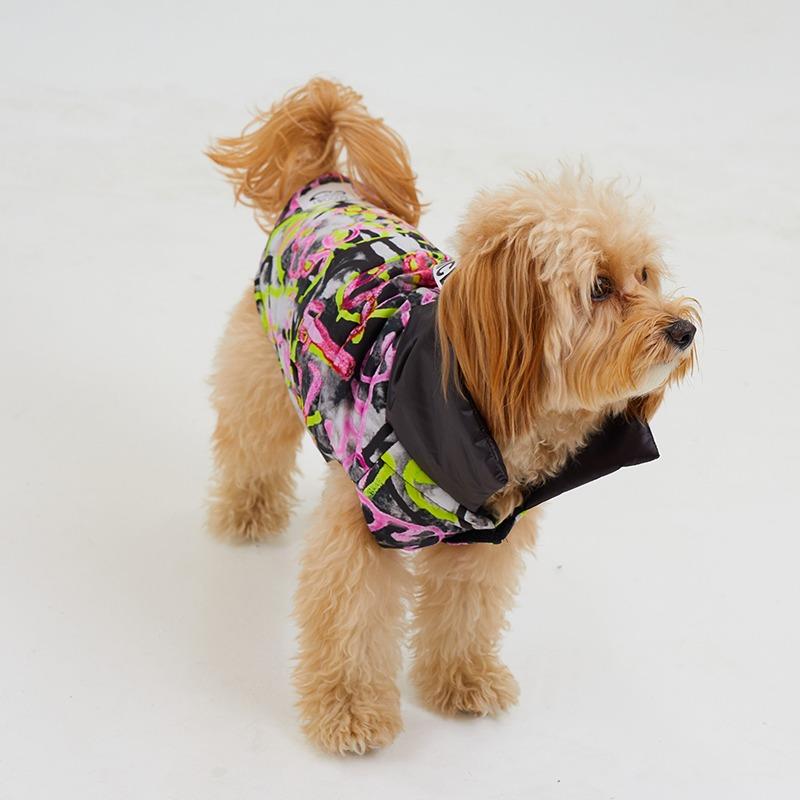 Godoist Puffer Series Graffiti Köpek Montu